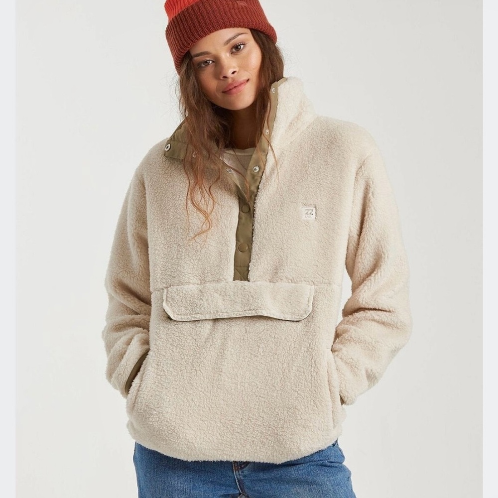 Billabong A/DIV Switchback Sherpa Fleece Sweatshirt M